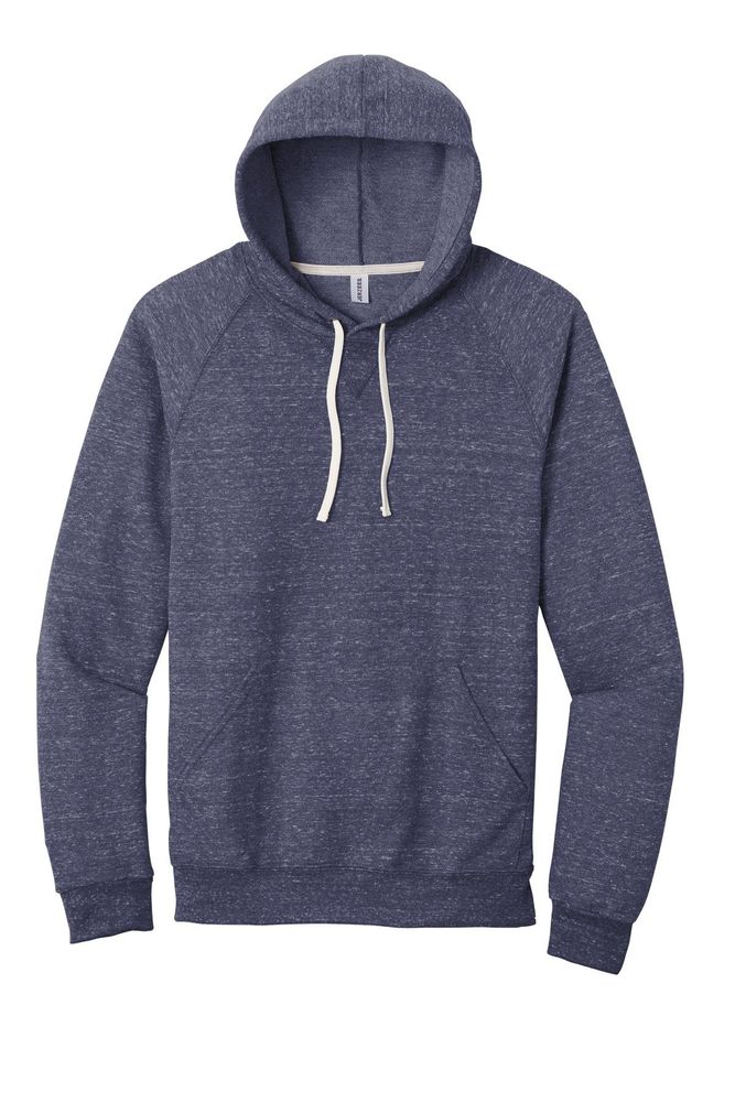 Jerzees Snow Heather French Terry Raglan Hoodie 90M  primary image