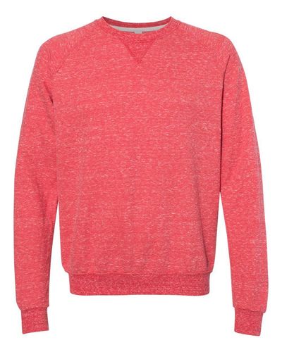 Snow Heather French Terry Crewneck Sweatshirt - 91MR  image thumbnail