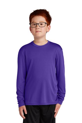 Sport-Tek® Youth Long Sleeve PosiCharge® Competitor™ Tee. YST350LS image thumbnail