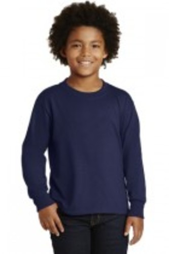 JERZEES® Youth Dri-Power®  Active 50/50 Cotton/Poly Long Sleeve T-Shirt. 29BL   image thumbnail