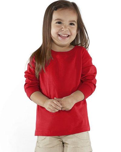 Rabbit Skins Toddler Long Sleeve FineJersey T-Shirt  image thumbnail
