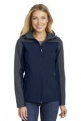 Image of Port Authority® Ladies Hooded Core Soft Shell Jacket. L335 
