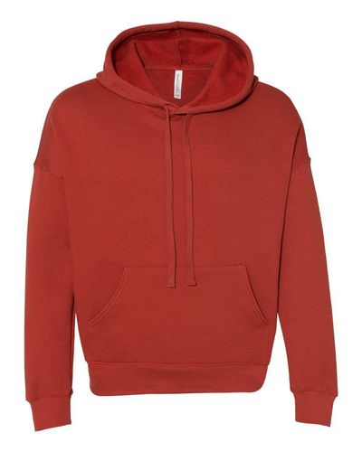 Sponge Fleece Drop Shoulder Hoodie - 3729  image thumbnail