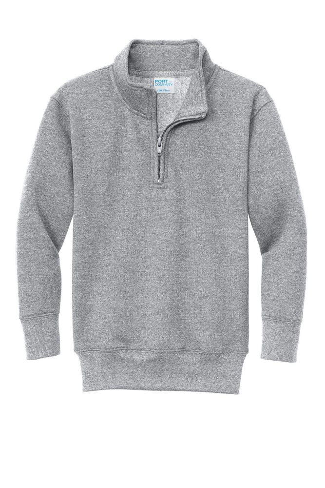 Port & Company Youth Core Fleece 1/4-Zip Pullover Sweatshirt PC78YQ  primary image