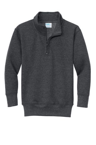 Port & Company Youth Core Fleece 1/4-Zip Pullover Sweatshirt PC78YQ  image thumbnail
