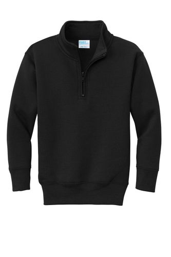Port & Company Youth Core Fleece 1/4-Zip Pullover Sweatshirt PC78YQ  image thumbnail