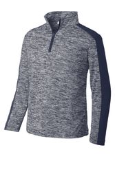 Image of Sport-Tek Youth PosiCharge Electric Heather Colorblock 1/4-Zip Pullover. YST397  