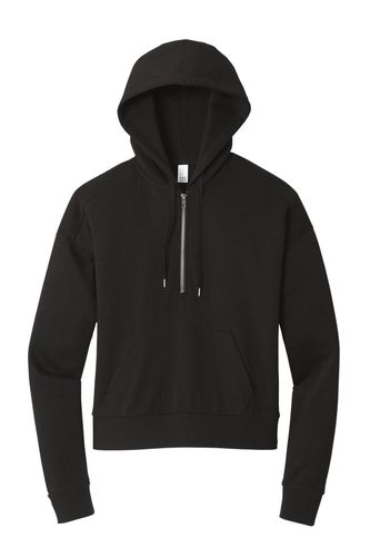 District Women's Perfect Tri Fleece 1/2-Zip Pullover DT1311  image thumbnail