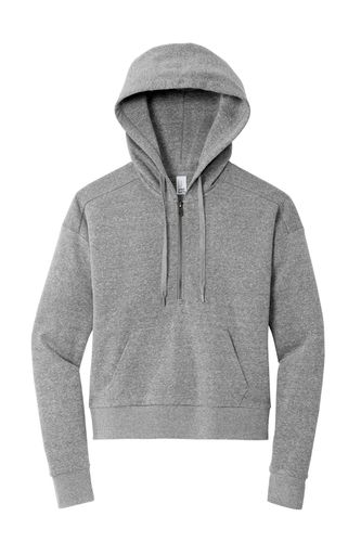 District Women's Perfect Tri Fleece 1/2-Zip Pullover DT1311  image thumbnail