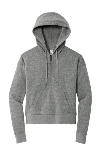 District Women's Perfect Tri Fleece 1/2-Zip Pullover DT1311  image thumbnail