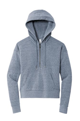 District Women's Perfect Tri Fleece 1/2-Zip Pullover DT1311  image thumbnail