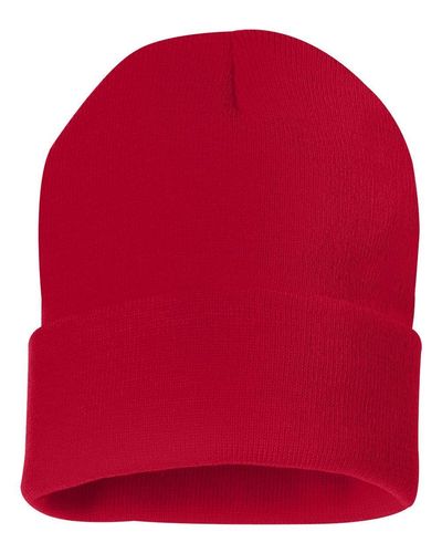 12" Solid Cuffed Beanie - SP12  image thumbnail