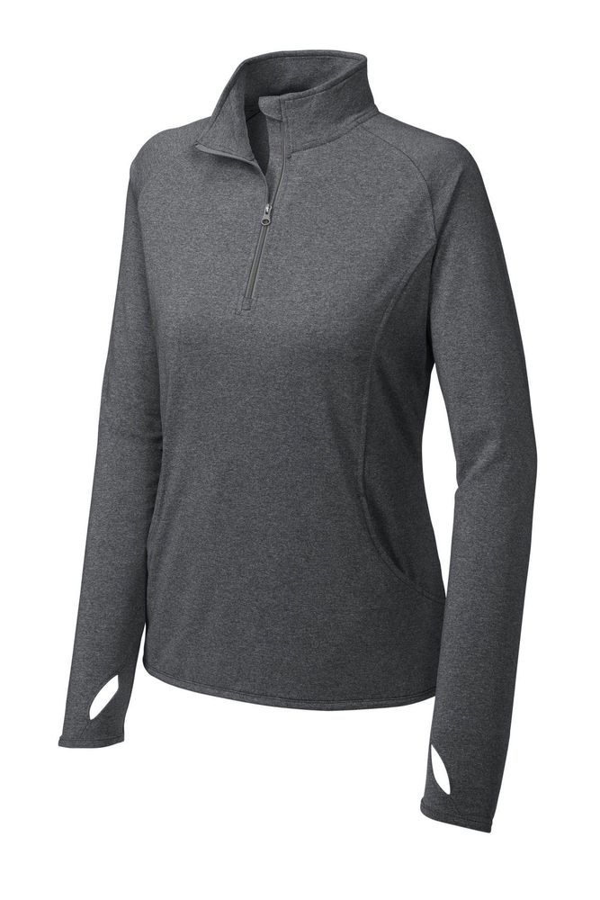 Sport-Tek Ladies Sport-Wick Stretch 1/4-Zip Pullover. LST850  primary image