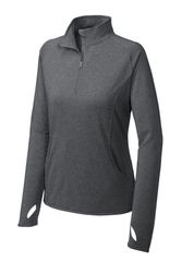 Image of Sport-Tek Ladies Sport-Wick Stretch 1/4-Zip Pullover. LST850 
