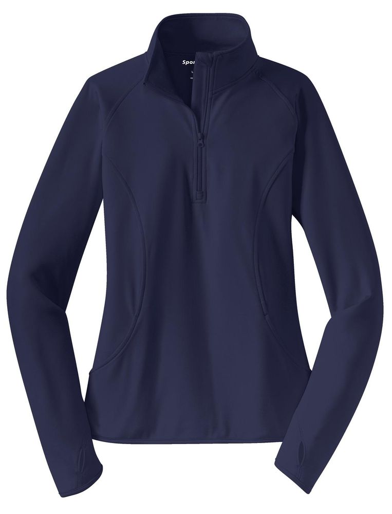 Sport-Tek Ladies Sport-Wick Stretch 1/4-Zip Pullover. LST850  primary image