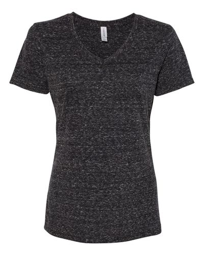 Women's Snow Heather Jersey V-Neck T-Shirt - 88WVR  image thumbnail