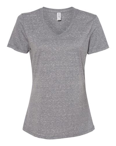 Women's Snow Heather Jersey V-Neck T-Shirt - 88WVR  image thumbnail