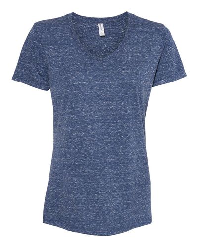 Women's Snow Heather Jersey V-Neck T-Shirt - 88WVR   image thumbnail