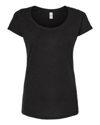 Image of Women's Poly-Rich Scoop Neck T-Shirt - 243 