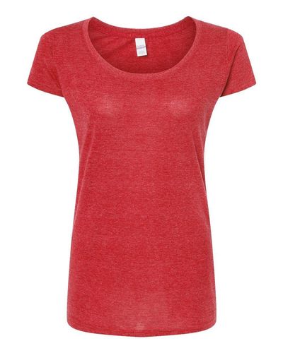 Women's Poly-Rich Scoop Neck T-Shirt - 243 image thumbnail