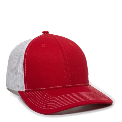 Structured Trucker With Solid Mesh Back Hat  image thumbnail