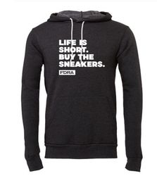 Image of Life is Short Bella + Canvas Sponge Fleece Hoodie