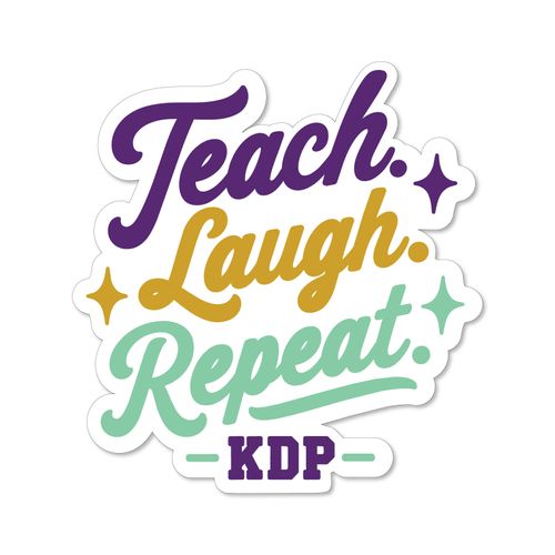 Teach Laugh Repeat Sticker image thumbnail