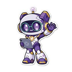 Image of "Violet, Your KDP AI Assistant" Sticker