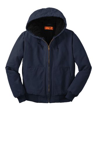 CornerStone Washed Duck Cloth Insulated Hooded Work Jacket. CSJ41 image thumbnail
