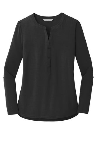 Port Authority Ladies Concept Henley Tunic. LK5432 image thumbnail