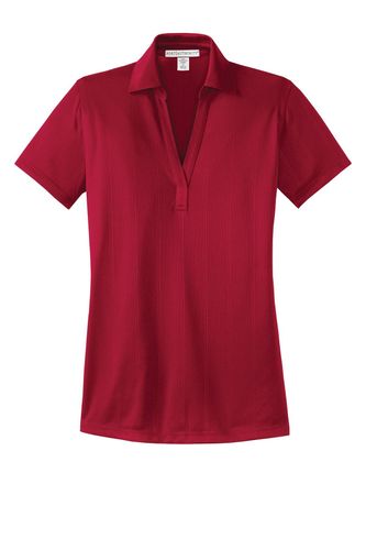 Port Authority Ladies Performance Fine Jacquard Polo. L528 image thumbnail