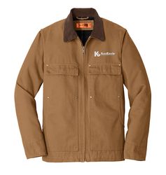 Image of CornerStone Washed Duck Cloth Chore Coat. CSJ50