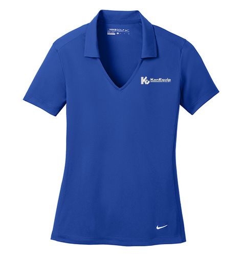 Nike Ladies Dri-FIT Vertical Mesh Polo. 637165 image thumbnail