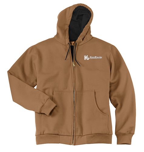CornerStone - Heavyweight Full-Zip Hooded Sweatshirt with Thermal Lining. CS620 image thumbnail