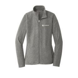 Image of Port Authority Ladies Heather Microfleece Full-Zip Jacket. L235