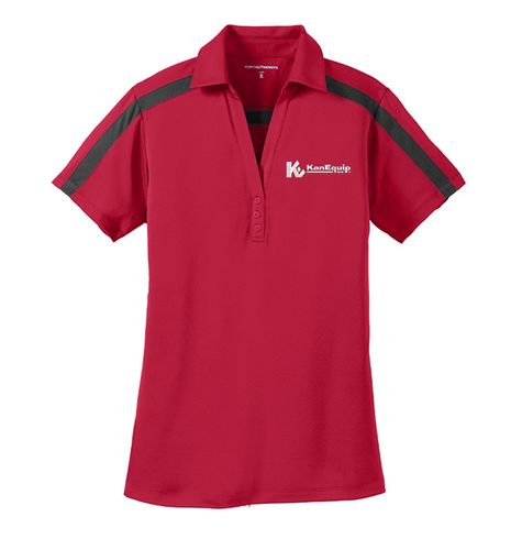 Port Authority Ladies Silk Touch Performance Colorblock Stripe Polo. L547 image thumbnail