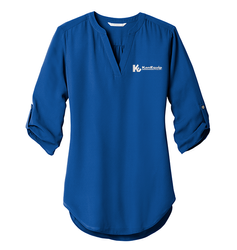 Image of Port Authority Ladies 3/4-Sleeve Tunic Blouse. LW701