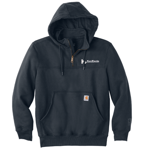 Carhartt Rain Defender Paxton Heavyweight Hooded Zip Mock Sweatshirt. CT100617 image thumbnail