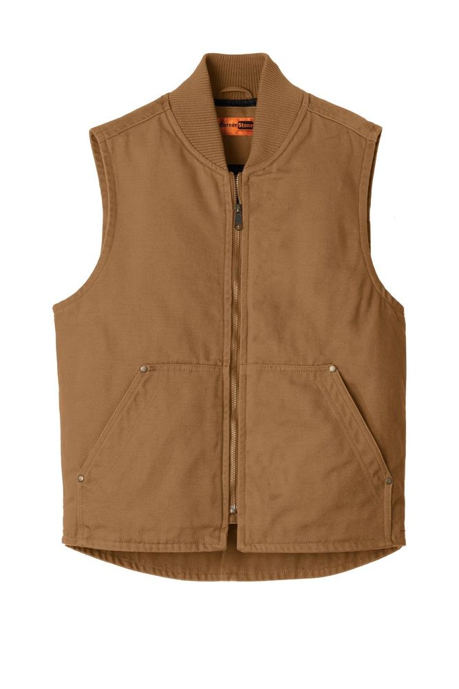 CornerStone Washed Duck Cloth Vest. CSV40 primary image