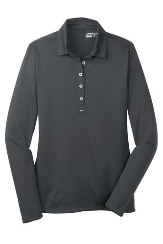Nike Ladies Long Sleeve Dri-FIT Stretch Tech Polo. 545322 image thumbnail