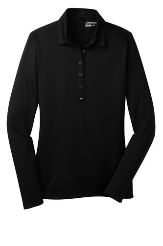 Nike Ladies Long Sleeve Dri-FIT Stretch Tech Polo. 545322 image thumbnail