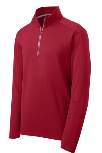 Sport-Tek Sport-Wick Textured 1/4-Zip Pullover. ST860 image thumbnail
