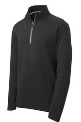 Image of Sport-Tek Sport-Wick Textured 1/4-Zip Pullover. ST860