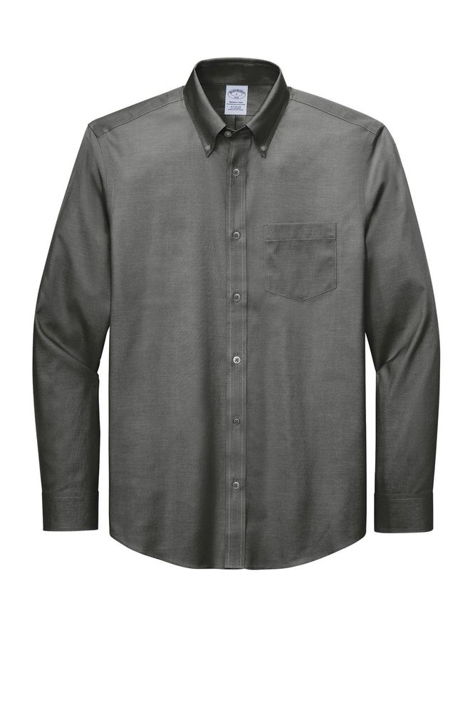 Brooks Brothers Wrinkle-Free Stretch Pinpoint Shirt BB18000 primary image