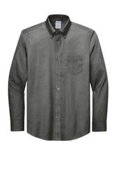 Image of Brooks Brothers Wrinkle-Free Stretch Pinpoint Shirt BB18000