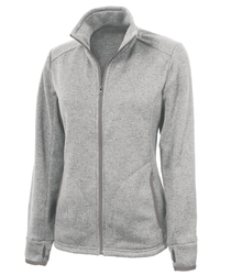 Image of Women's Heathered Fleece Jacket