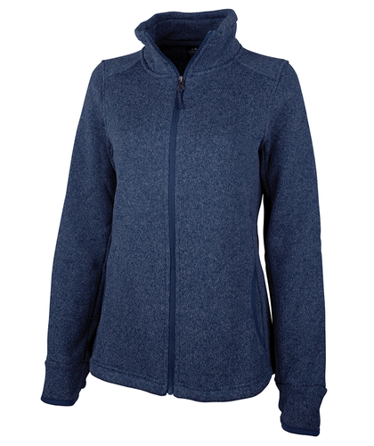 Women's Heathered Fleece Jacket image thumbnail