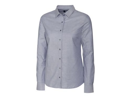 Cutter & Buck Stretch Oxford Womens Long Sleeve Dress Shirt image thumbnail