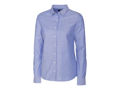 Cutter & Buck Stretch Oxford Womens Long Sleeve Dress Shirt image thumbnail