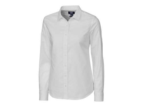 Cutter & Buck Stretch Oxford Womens Long Sleeve Dress Shirt image thumbnail